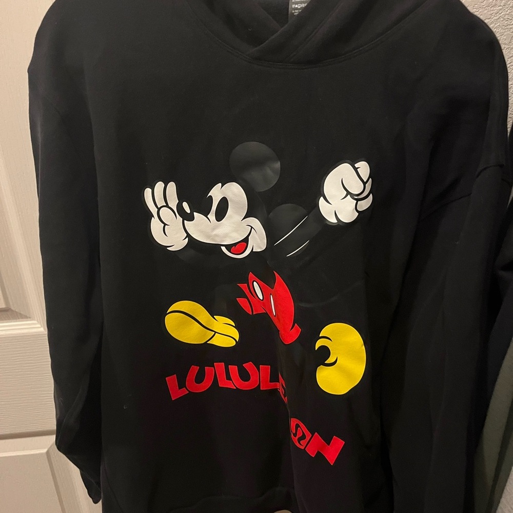 Disney X Lululemon steady state pullover hoodie Mickey Mouse
